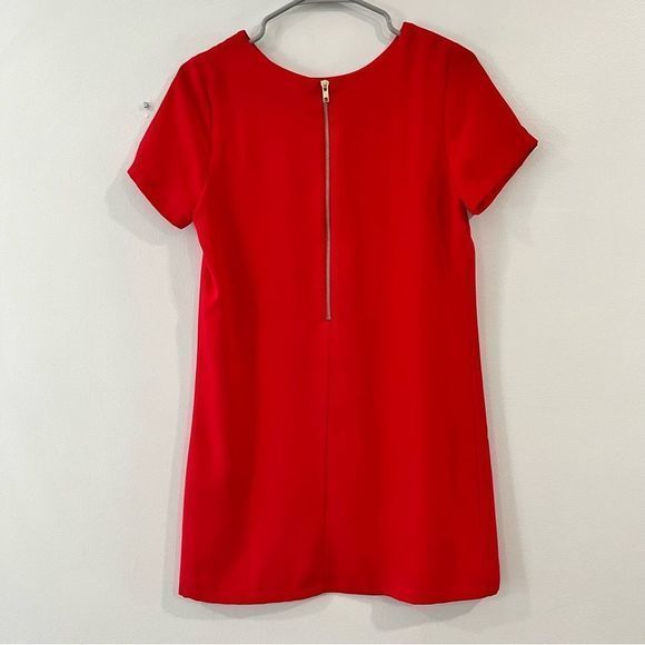 Lulus Shift and Shout‎ Red Shift Dress SMALL - Picture 7 of 12